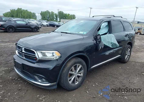 2016 Dodge Durango Limited из США, поврежденный, VIN 1C4RDJDG8GC340918